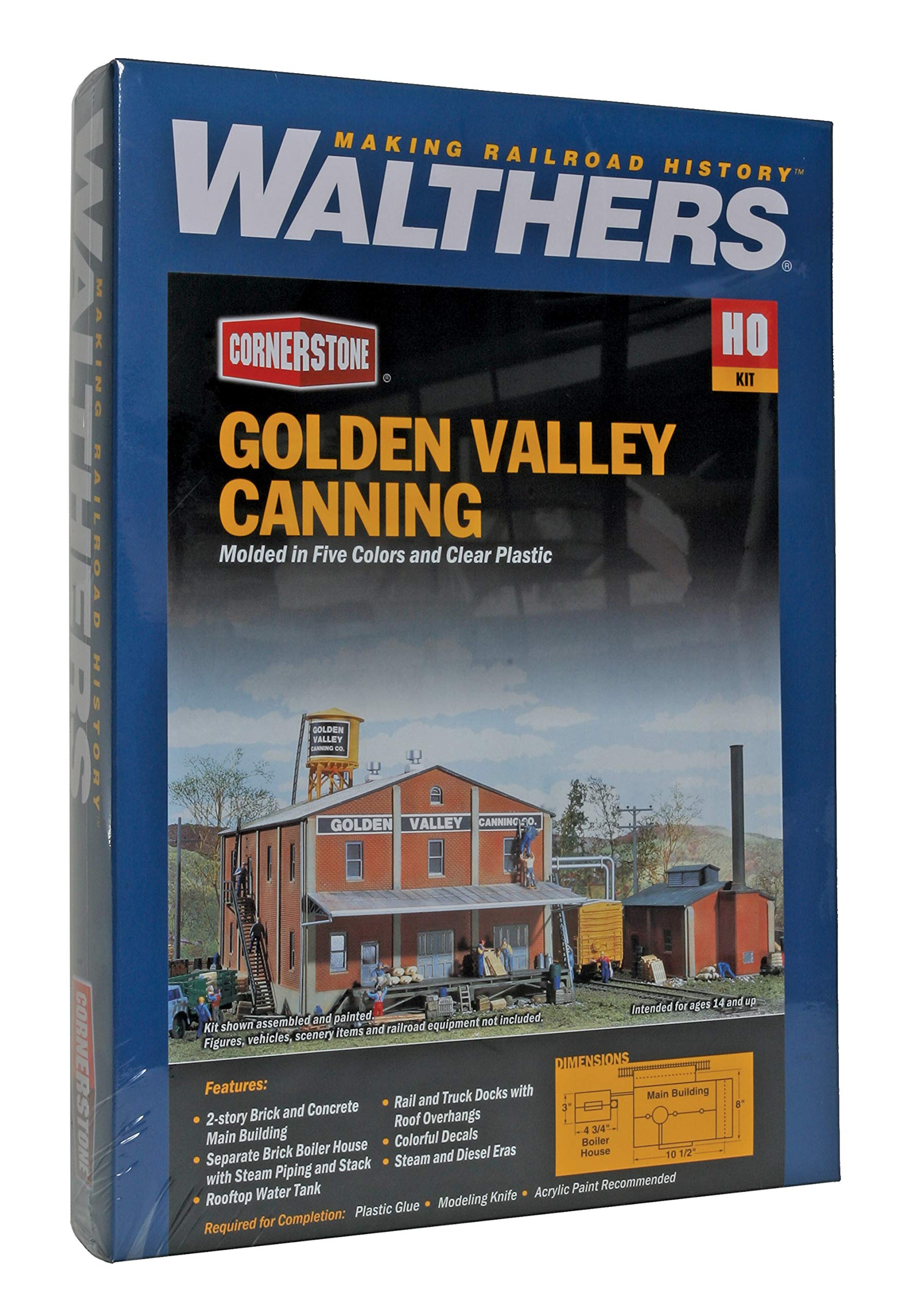 Walthers Cornerstone 933-3018 - fabryka konserw Golden Valley Canning, budynki