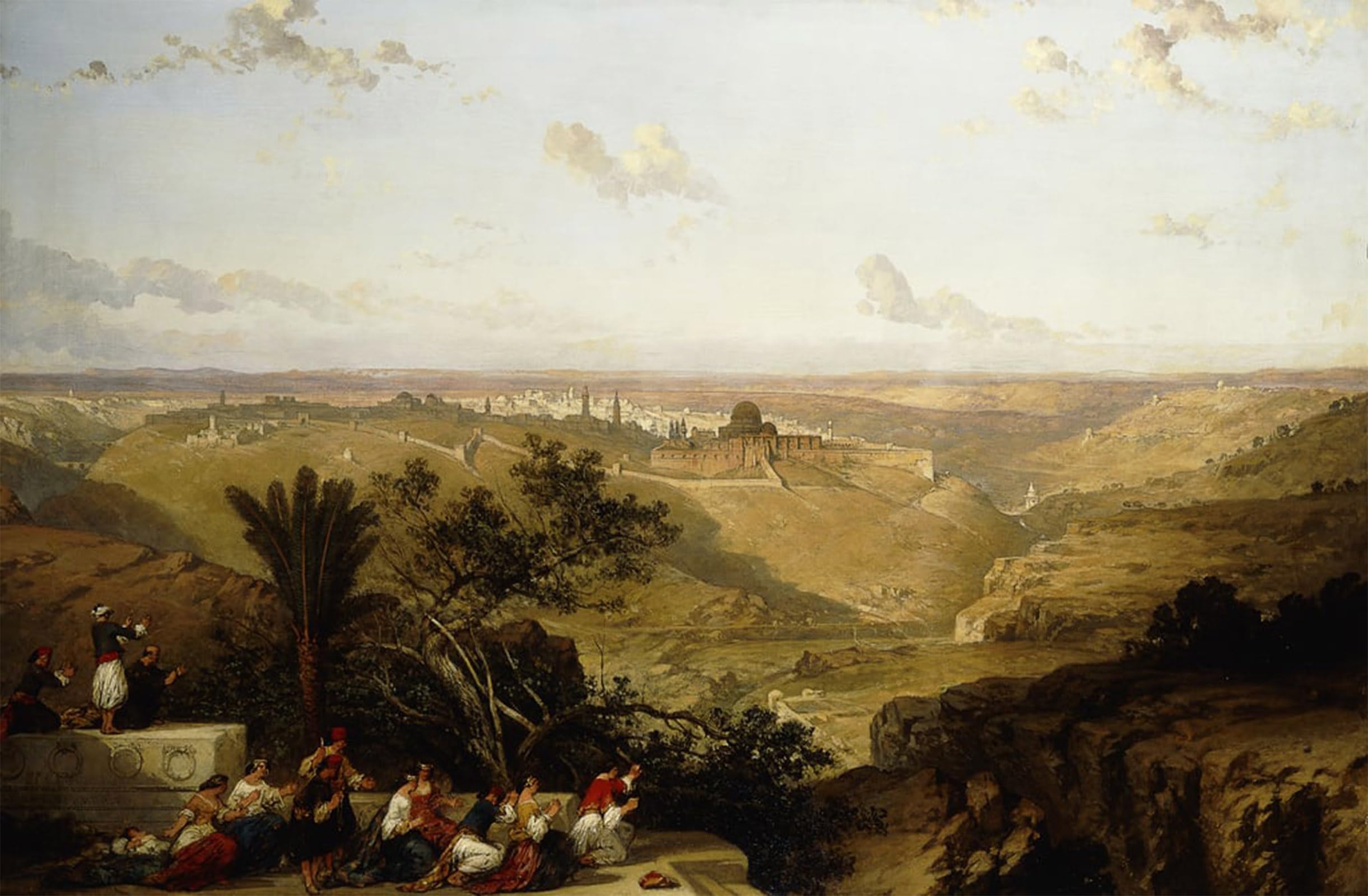 Cuadro de lienzo de Jerusalén de David Roberts de 60x90cm para renovar paredes vacías 5