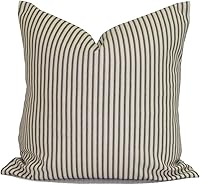 Vista 7 de Black Tan Pillow Covers, Black Throw Pillow Cover, Black Tan Throw Pillow Covers, Black Decorative Pillow Covers, 16x16, 20x20, 18x18, ALL SIZES