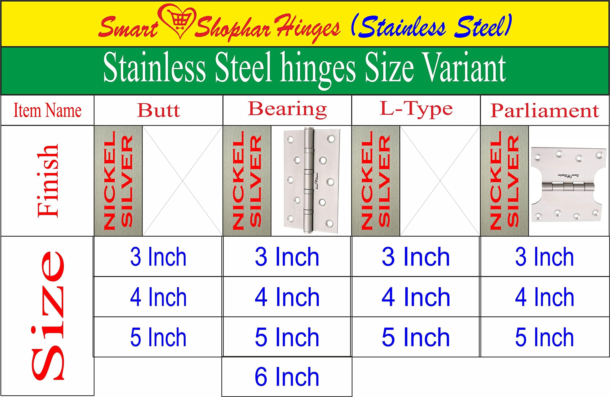 Stainless Steel Gate Hooks - Secure Your Gate -6 Stainless Steel Gate Hooks - Secure Your Gate -6