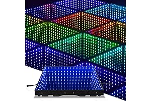 Tempered Glass Infinity Mirror 3D LED Dance Floor Panel (Wired)
