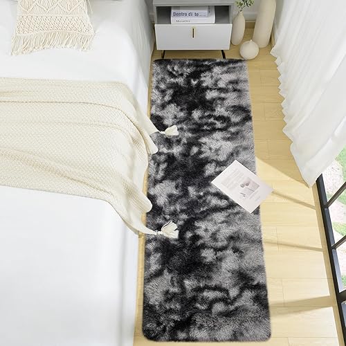 Vista 230 de BENRON Alfombras suaves para dormitorio, 2 x 6, lavables para pasillo, entrada, cocina, dormitorio, alfombra mullida para decoración de habitación