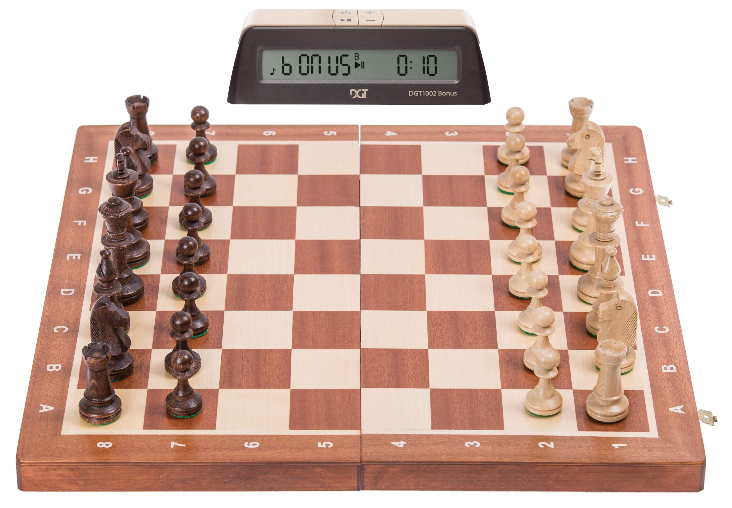 Square - Set S2 - Pro Schach Turnier Nr. 5 Schachuhr DGT 1002