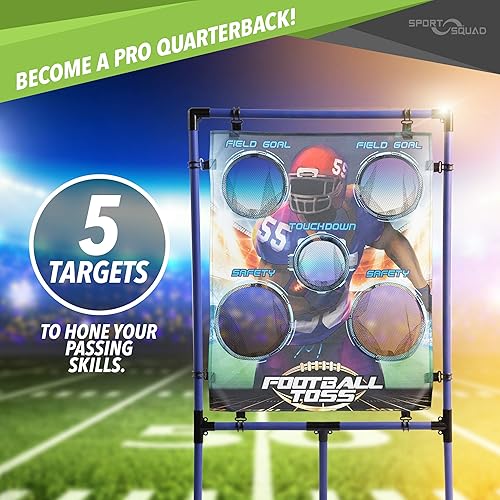 Miniatura 3 de Juego de Lanzamiento de Objetivos Sport Squad - Elija Lanzamiento de Fútbol o Lanzamiento de Béisbol - Diseño Portátil para Interior o Exterior para