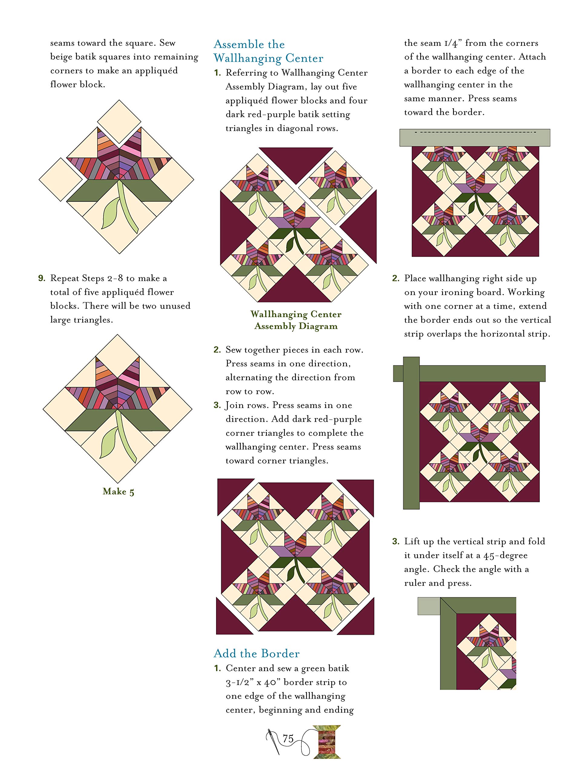 Friendship Strips & Scraps: 18 Beautiful Quilting Projects, Strips & Scraps Exchange Ideas, Easy, Step-by-Step Strip Panels Technique (Landauer) Stash-Busting Quilts, Wallhangings, and Table Toppers - Image 9