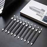 10-Pack Dual-Function Stylus Pen for Tablets & Smartphones - Ballpoint ，Capacitive Touchscreen-Compatible with iPhone, iPad, Galaxy, and More
