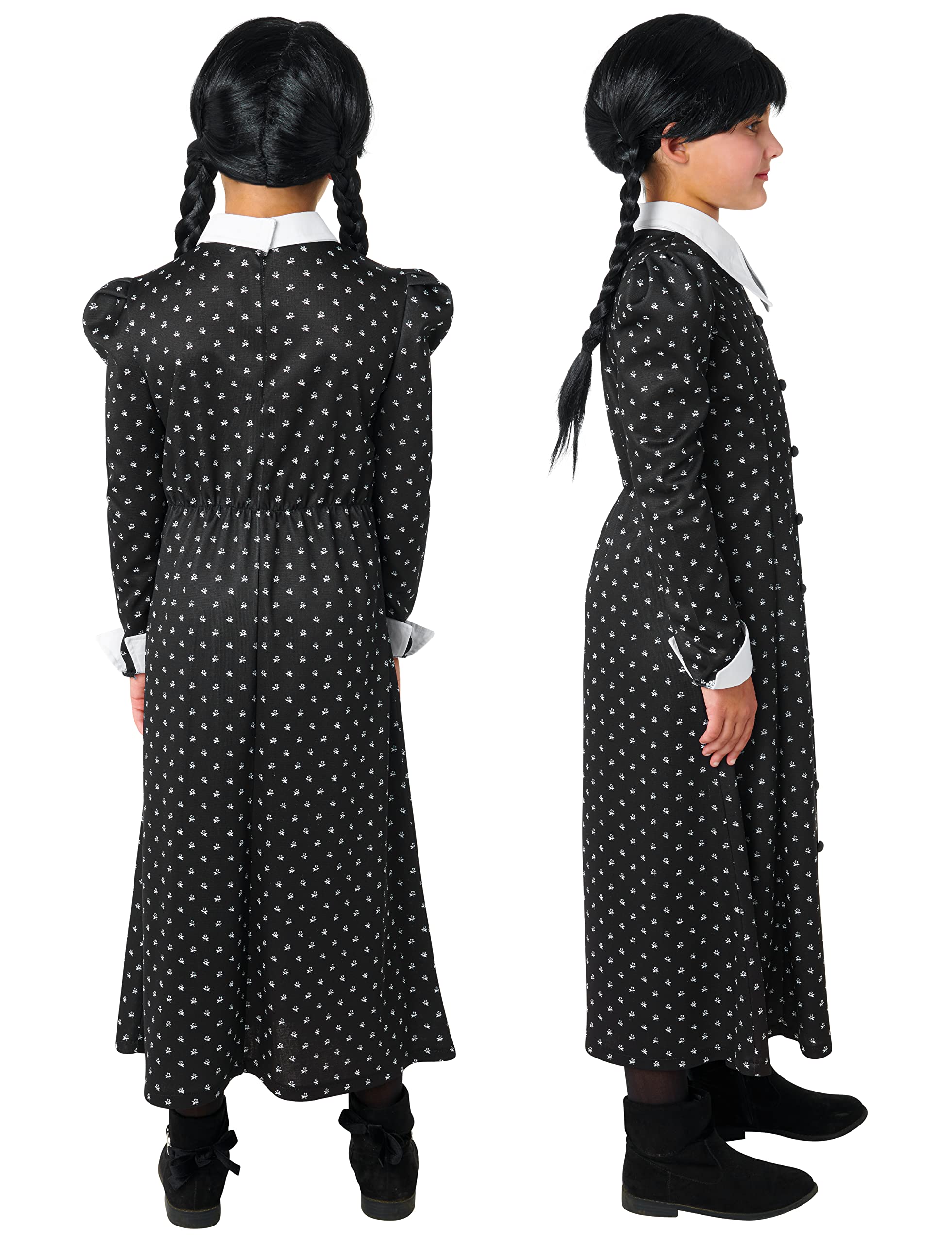 Rubies Mercoledì Serie TV: Mercoledì Addams Costume Dress per bambini