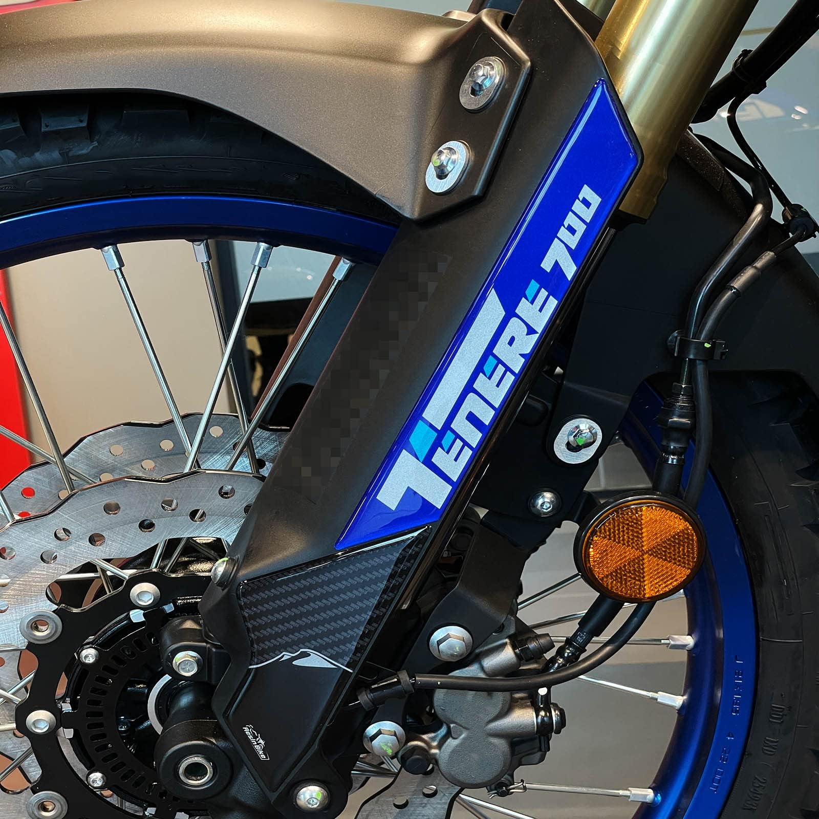 Adesivi 3D Protezioni Parasteli moto compatibili con Yamaha Tenere 700 2022