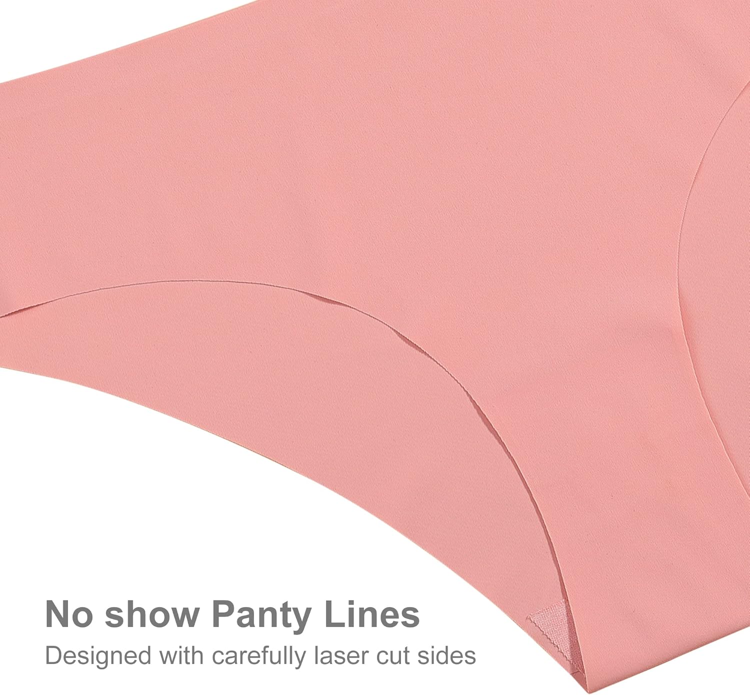 SHARICCA Women Seamless Cheeky Bikini No Show Panties Ladies Invisible Breathable Briefs Soft Stretch Underwear Multi Pack - Image 5