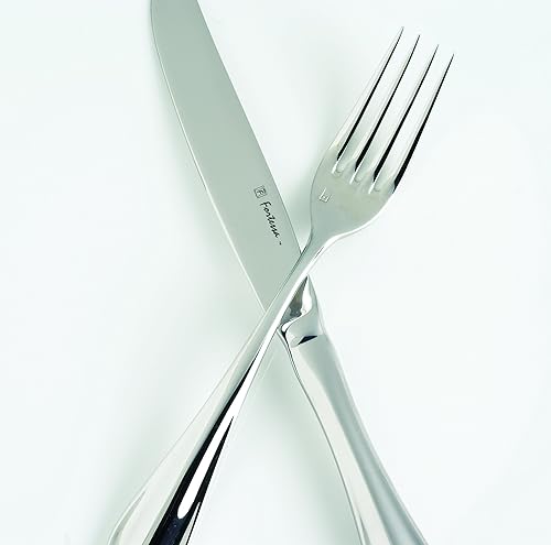Miniatura 3 de Fortessa Forge - Juego de cubiertos de acero inoxidable 1810, 20 piezas, servicio para 4