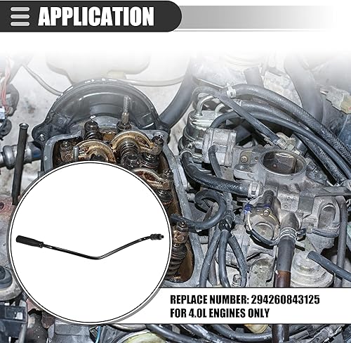 Miniatura 3 de Motoforti Tubo de ventilación del cárter, tubo de manguera de ventilación del cárter, para Jeep Wrangler Cherokee Grand Cherokee 1997-2004 4.0L,