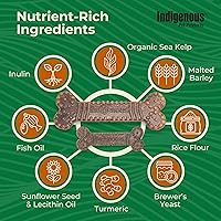 Vista 2 de Huesos de salud dental indígena: aliento fresco original grande 17oz