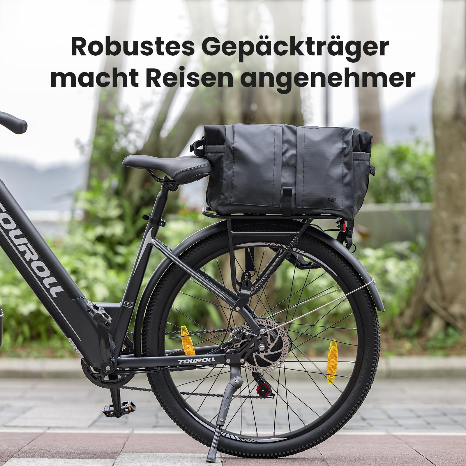 Touroll J1 ST 27,5" E Bike, Elektrofahrrad Trekkingrad E-Bike Herren Damen mit 36V 561.6Wh Akku,100km Reichweite, 250W Motor, E-Fahrrad mit 7-Gang-Getriebe, Pedelec Citybike EBike für Erwachsene