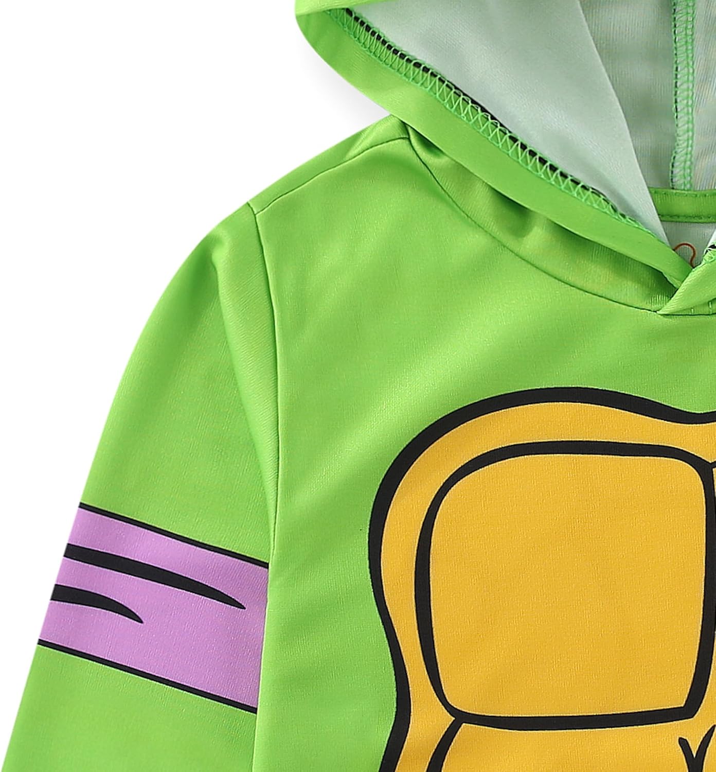 Nickelodeon Teenage Mutant Ninja Turtles TMNT Raphael Boys Long Sleeve Hooded Shirt for Big Kids - Image 7