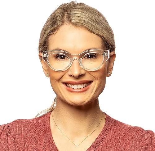 Miniatura 3 de 2SeeLife Gafas de lectura transparentes con diseño de ojo de gato para mujer, para lucir elegante con alta visión, cómodas para todas las formas de
