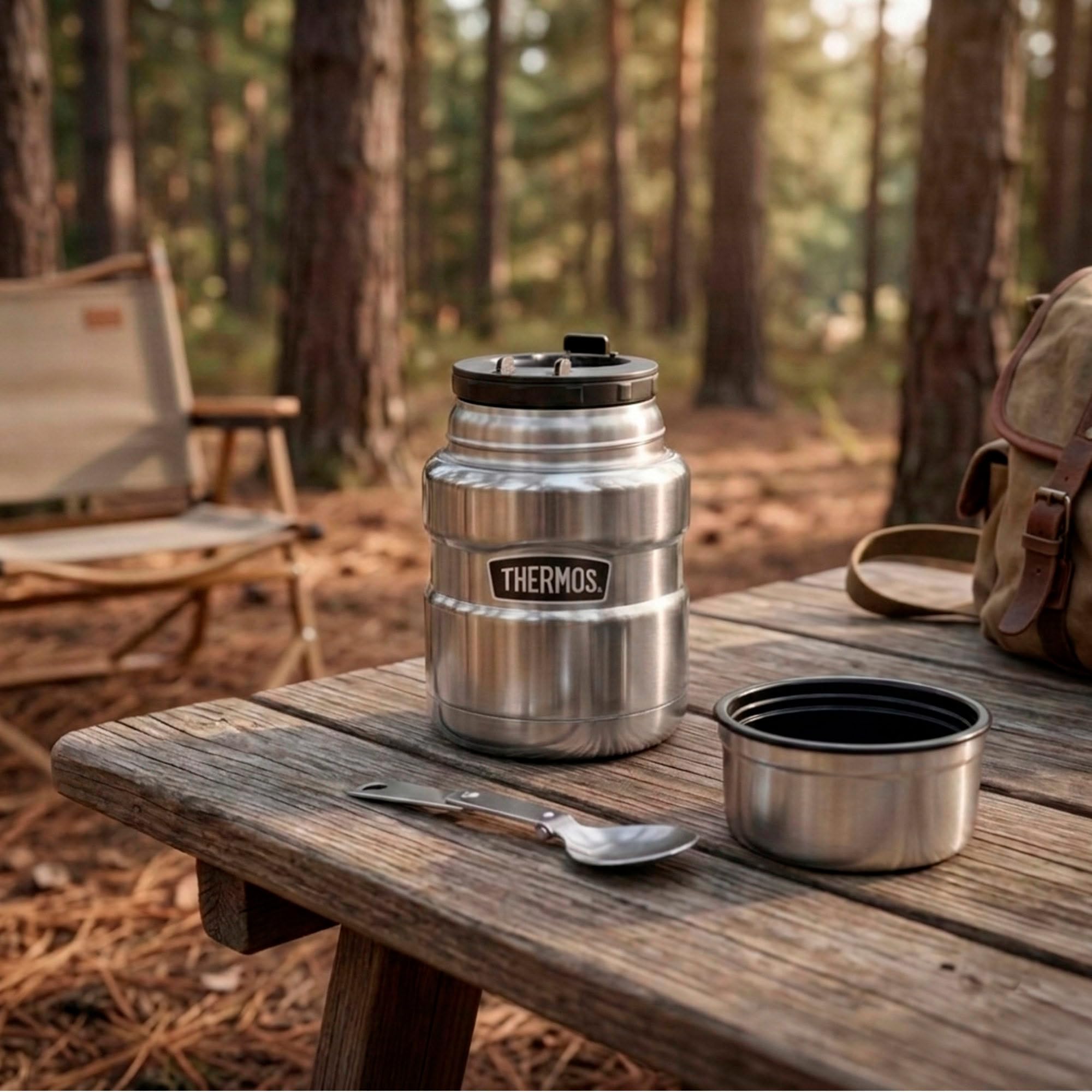 Thermos King Food Container, Stainless Steel : Amazon.nl: Home