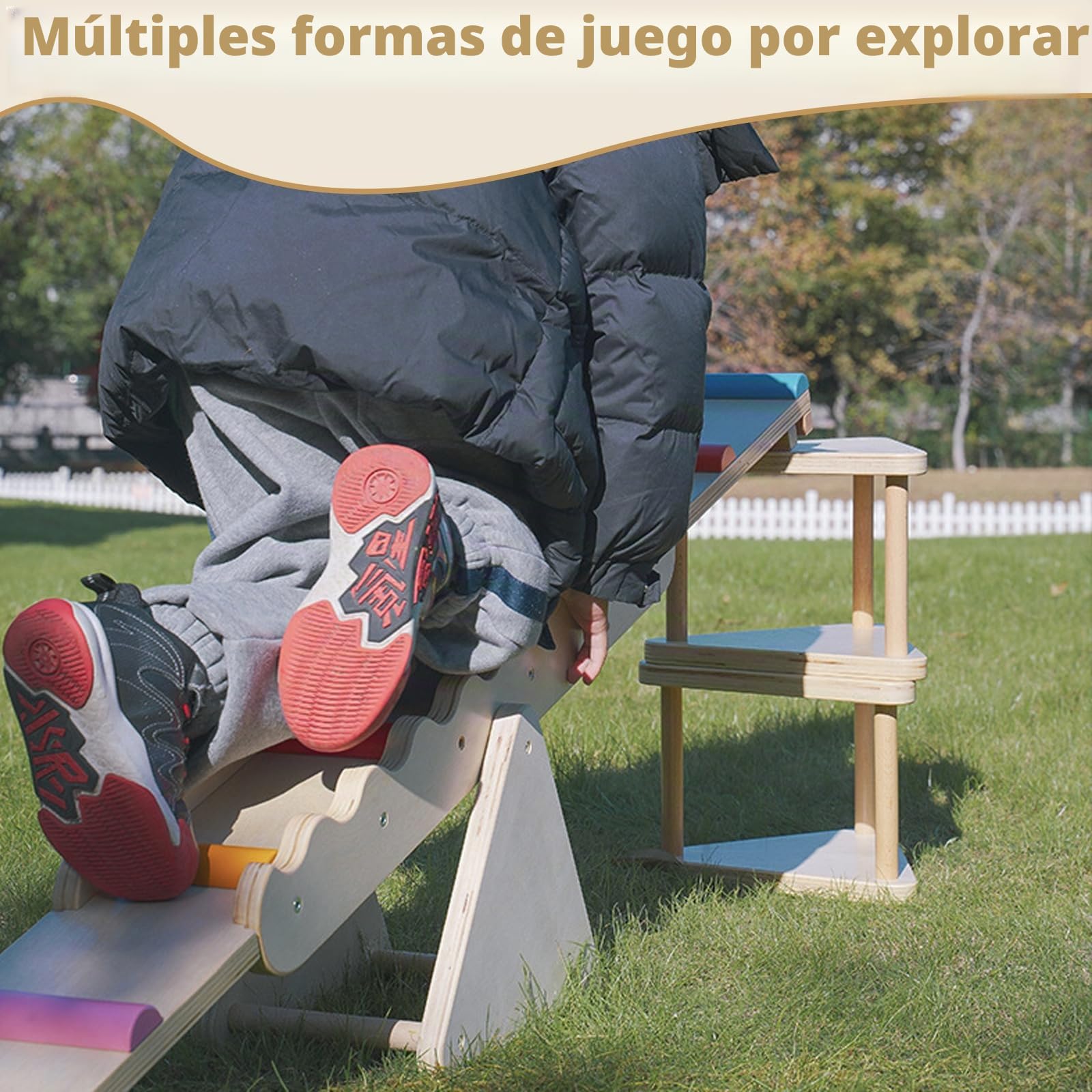 Sube Y Baja Para Niños Para Patio Columpio, Sube Y Baja Para Toddler Hacer Ejercicio, El Sube Y Baja Montez De Durango Para Bebe Niños Grandes, Papá No El Que Sube Y Baja, Barra De Equilibrio
