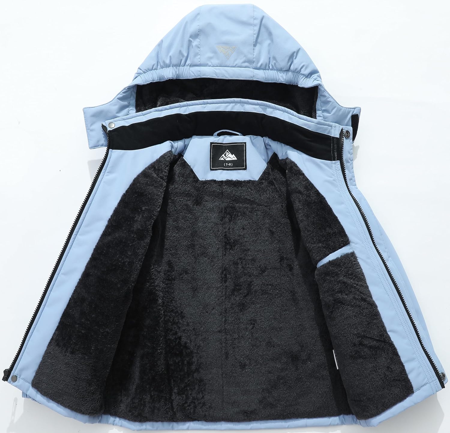 Boy's Waterproof Ski Jacket kids Winter Snow Coat| Fleece Snowboarding Jackets with Detachable Hood - Image 3