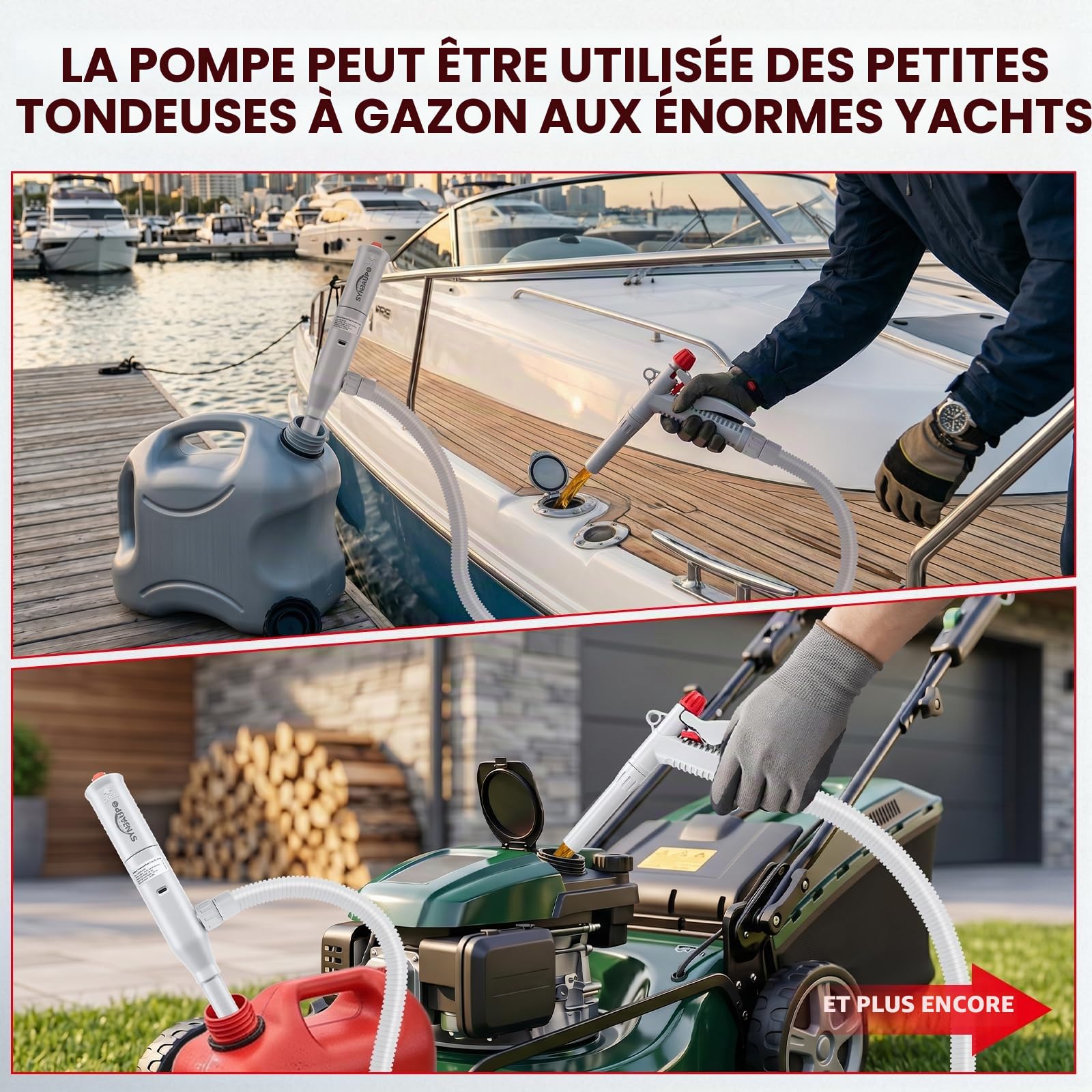 Pompe De Transfert Carburant & Pompe Essence Électrique,12L/min