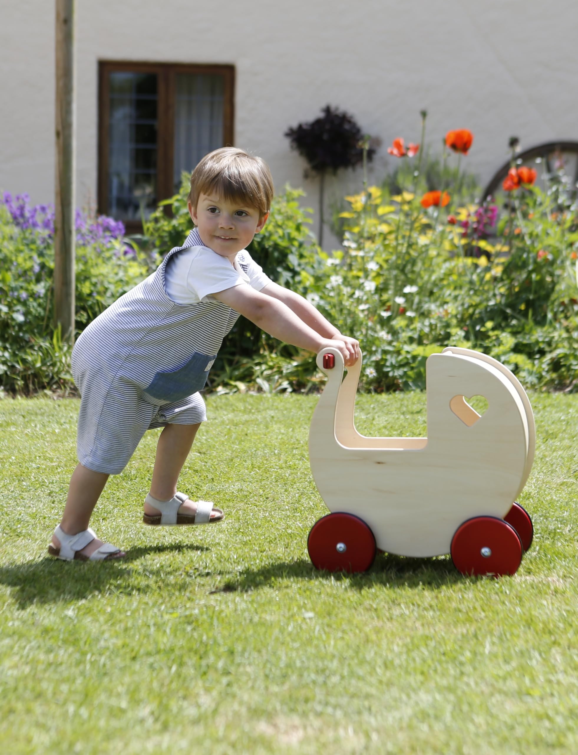Moover Toys Puppenwagen, natur