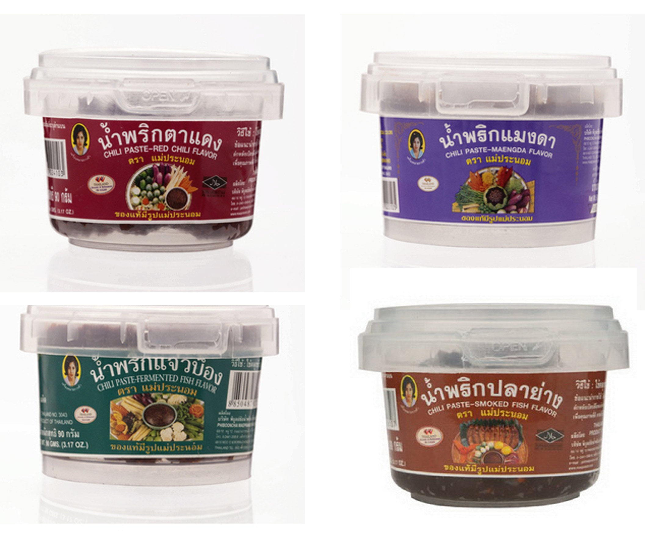 Buy Mae Pranom Chillipaste Maengda Flavour + Mae Pranom Pastered