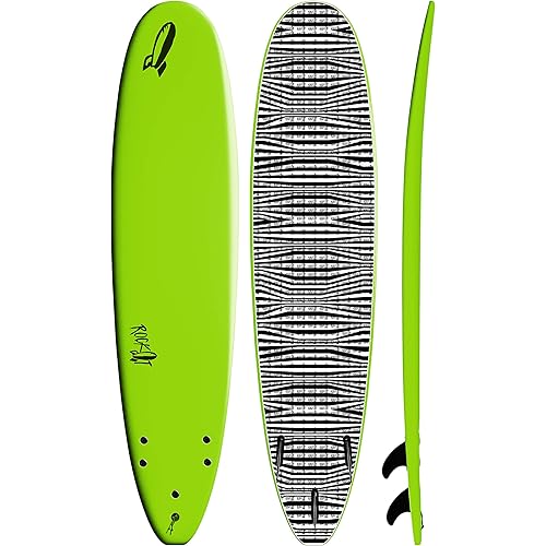 Rock It 8' Big Softy Surfboard, Soft Top Surfboard, Longboard Surfboard, Surf Boards Adults