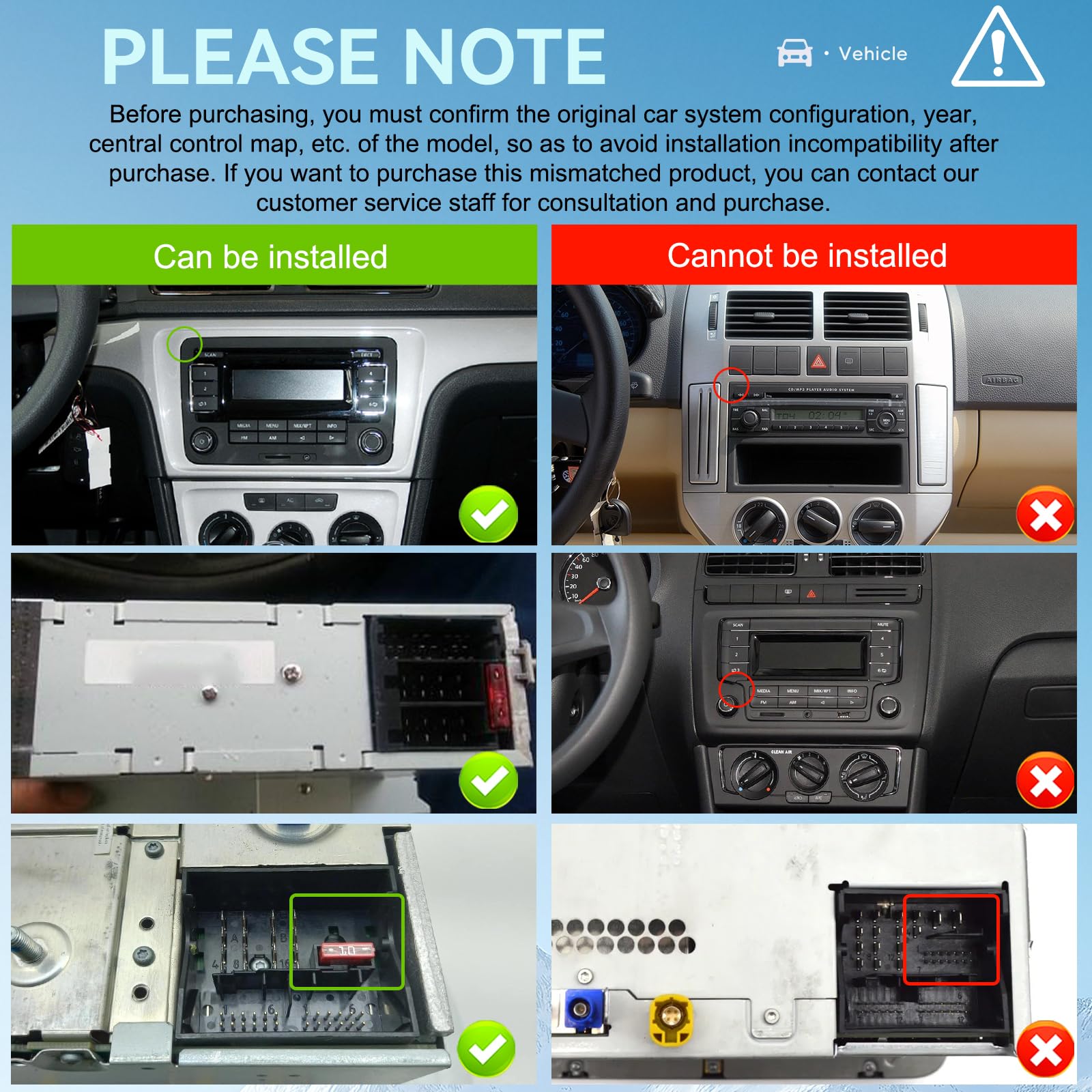 Inefala 4G+64G Android 15 Autoradio per VW Polo Golf Caddy Tiguan Touran Passat Seat, 9 Pollici Schermo Stereo Auto Bluetooth con Wireless CarPlay e Android Auto GPS WiFi RDS/FM SWC MIC Retrocamera