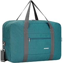 Narwey Personal Item Travel Bag, Carry on Foldable Duffle Bag for Women Men