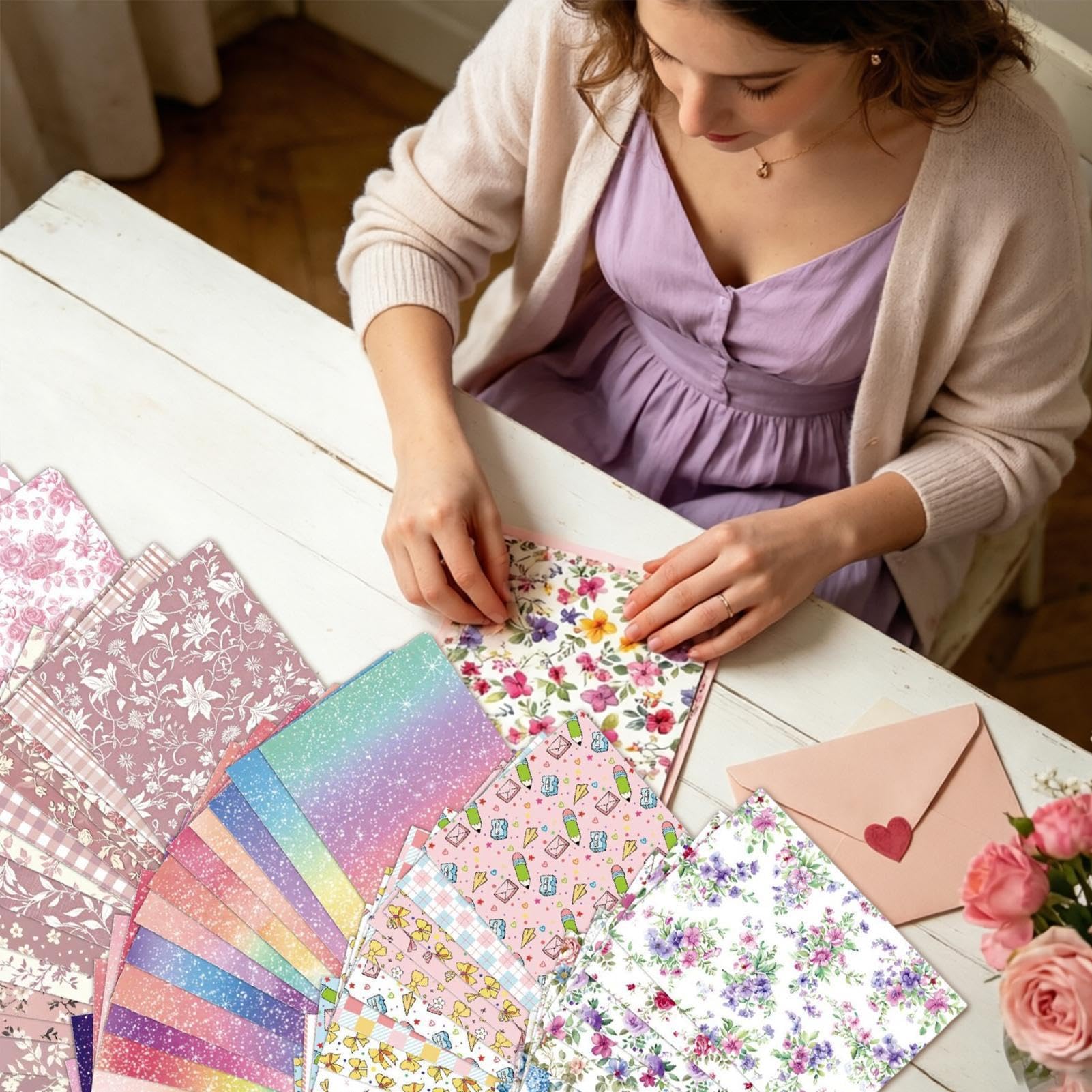 300 piezas de material decorativo para collage