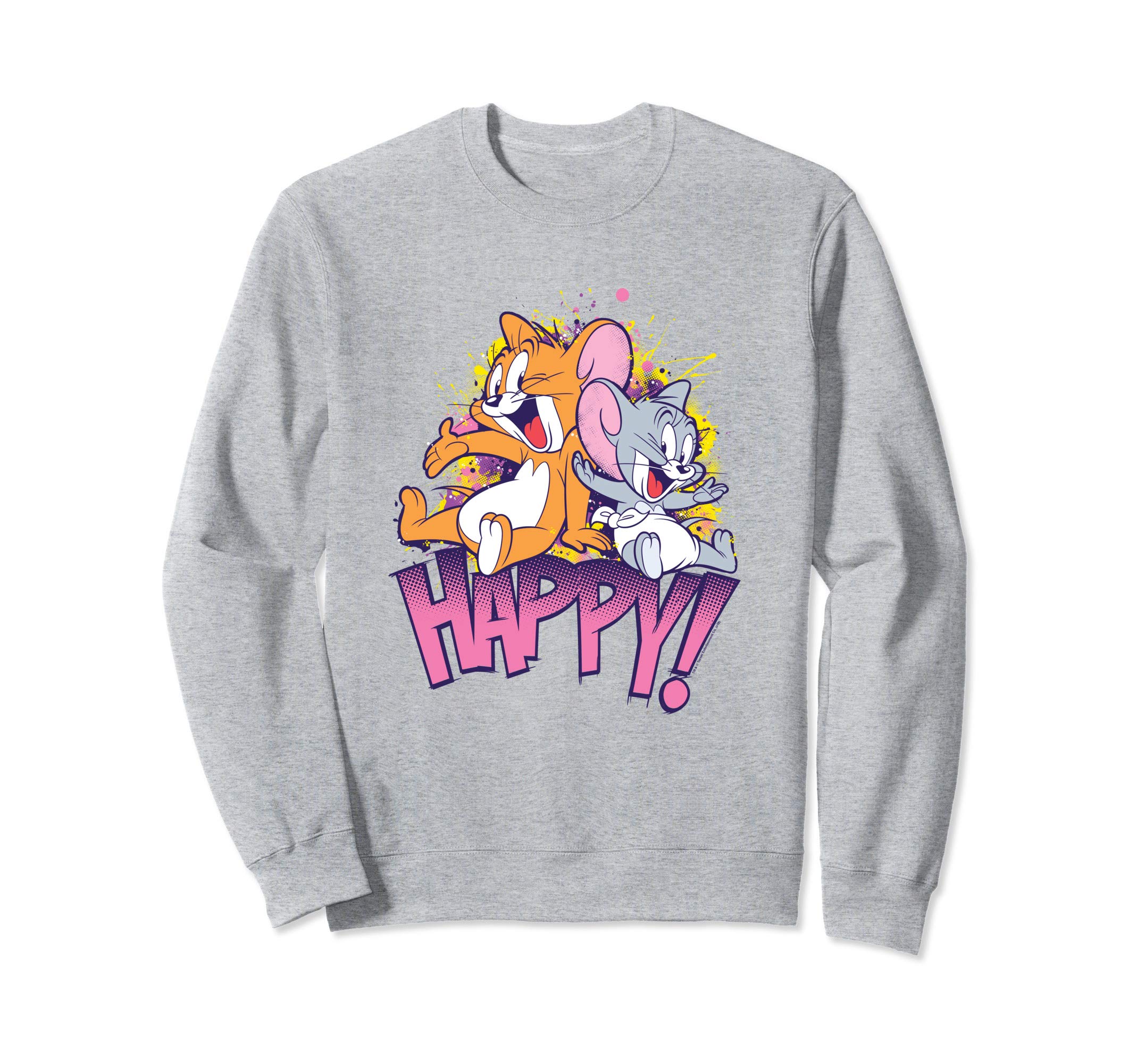 Tom and Jerry Jerry and Nibbles Happy! Sweatshirt