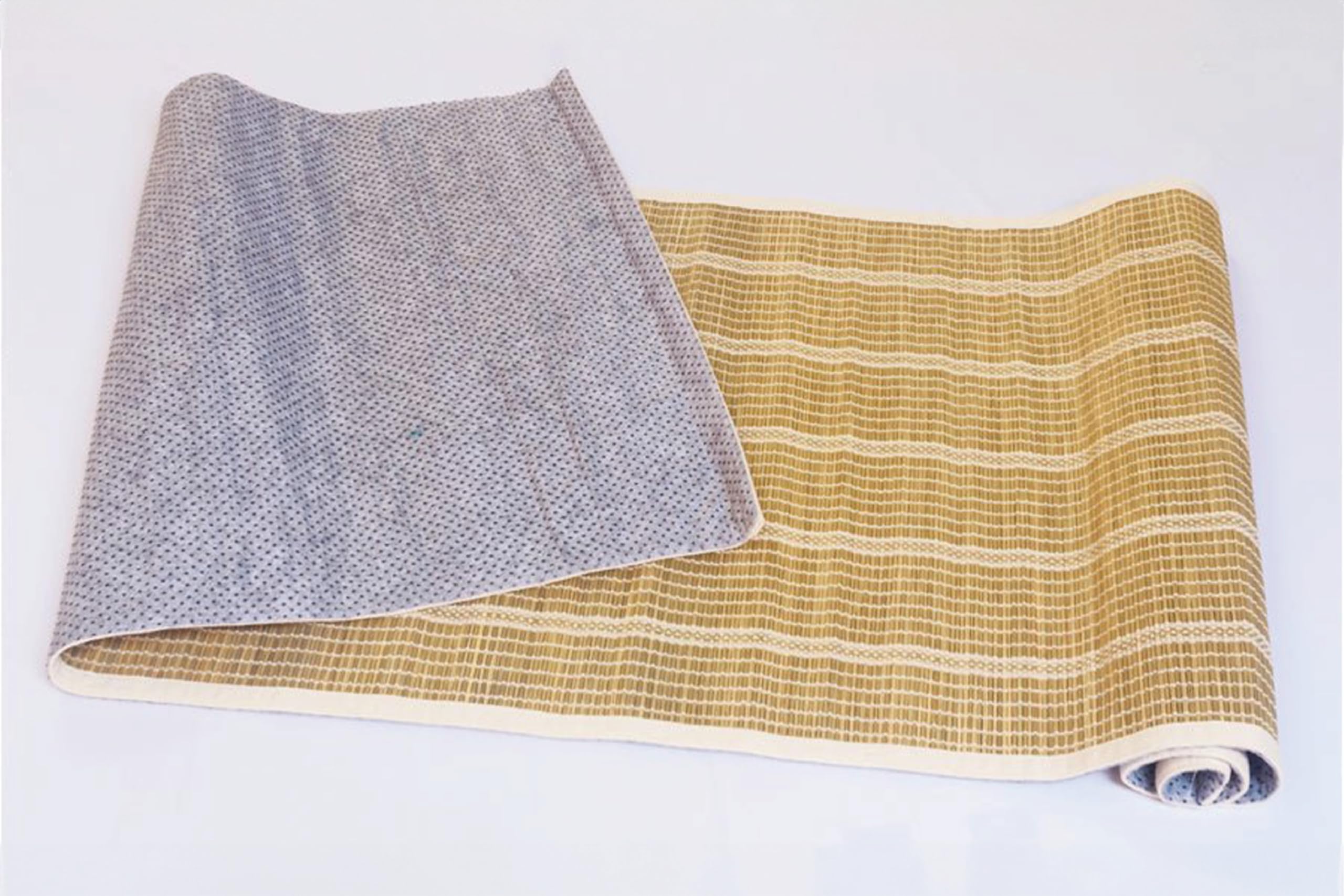 ヨガマット インド　手織りコットン　ハンドメイド Amazon | Indic Inspirations Darbha Grassヨガマット - エコ