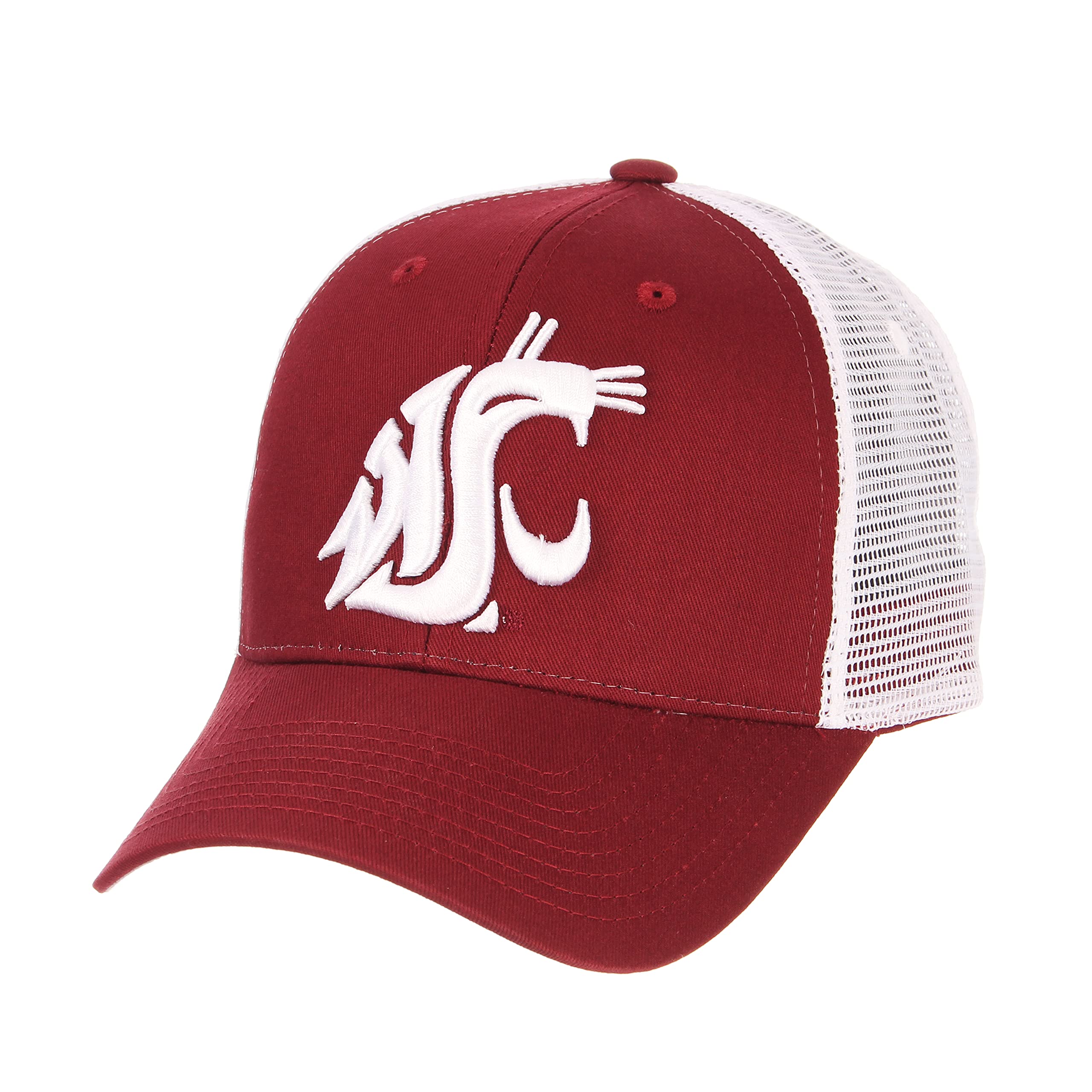 ZHATS Zephyr Men's Adjustable Snapback Hat Big Rig, Washington State Cougars Cardinal, One Size โ image 1