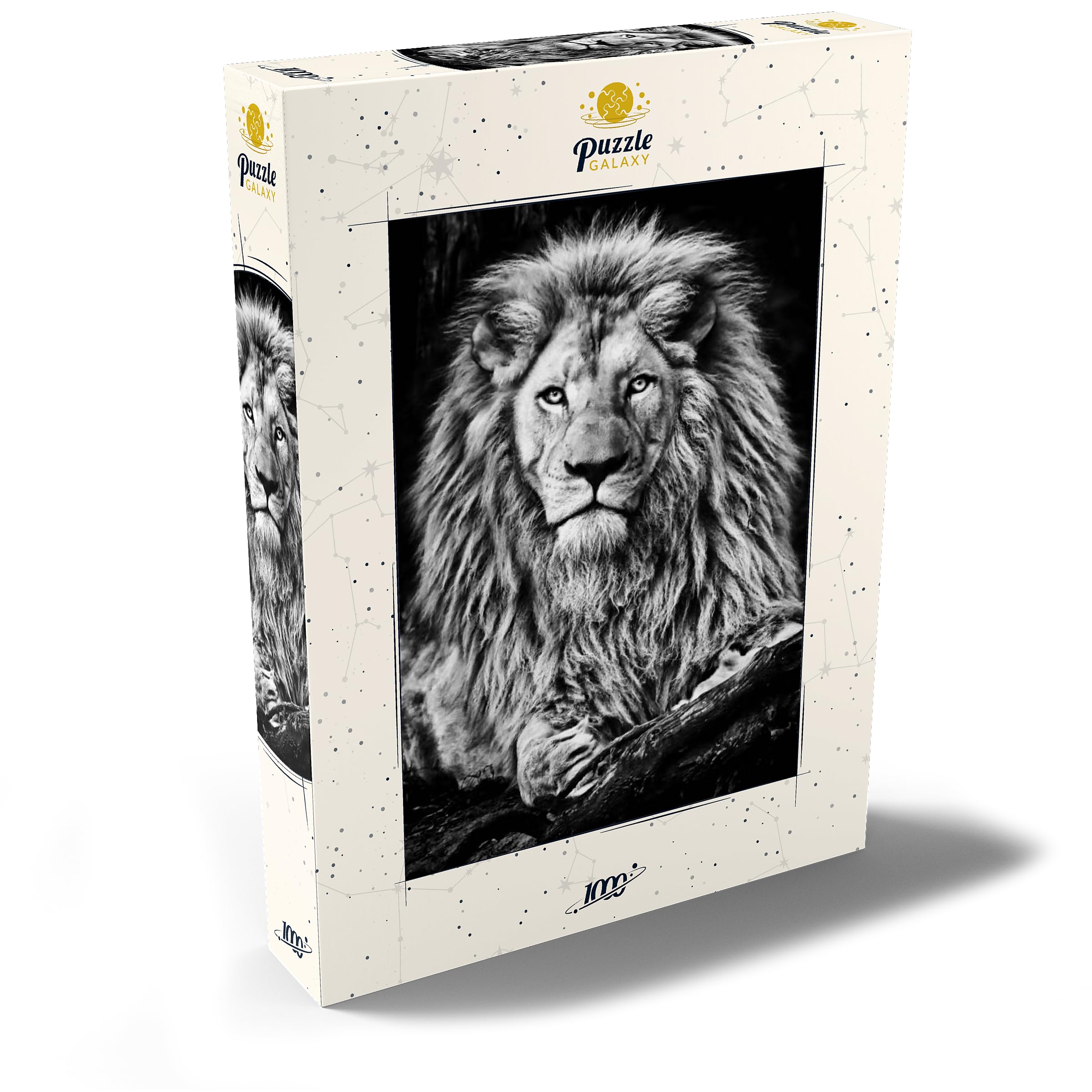 MyPuzzle – Leone In Bianco E Nero – Puzzle Premium 1000 Pezzi – Collezione Puzzle Galaxy