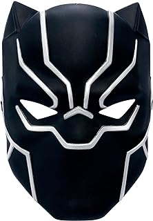 Marvel Black Panther Youth Mask - Plastic Mask with Elastic Strap Standard