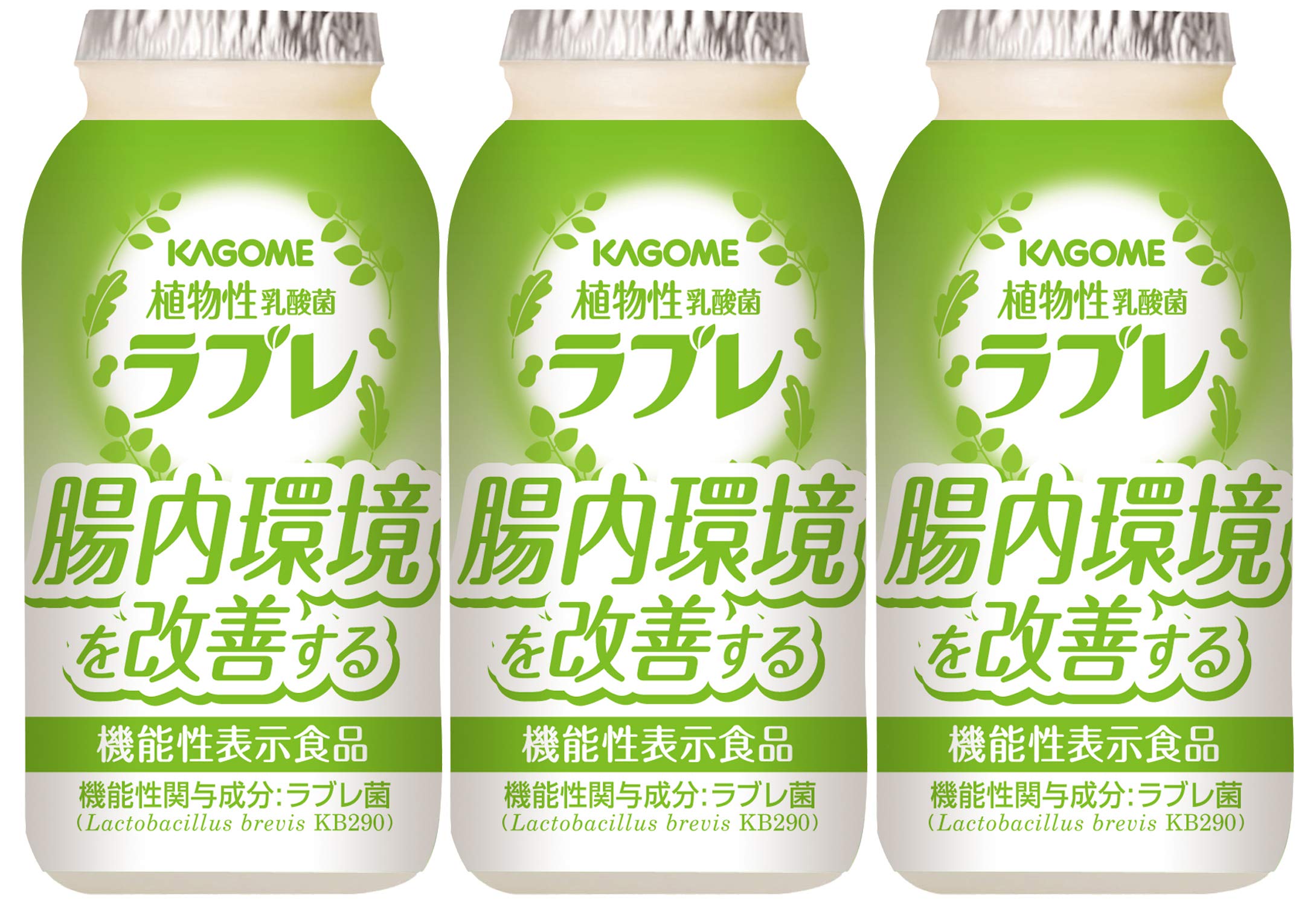 Amazon.co.jp: [冷蔵] カゴメ 植物性乳酸菌ラブレプレーン 80ml 3本 