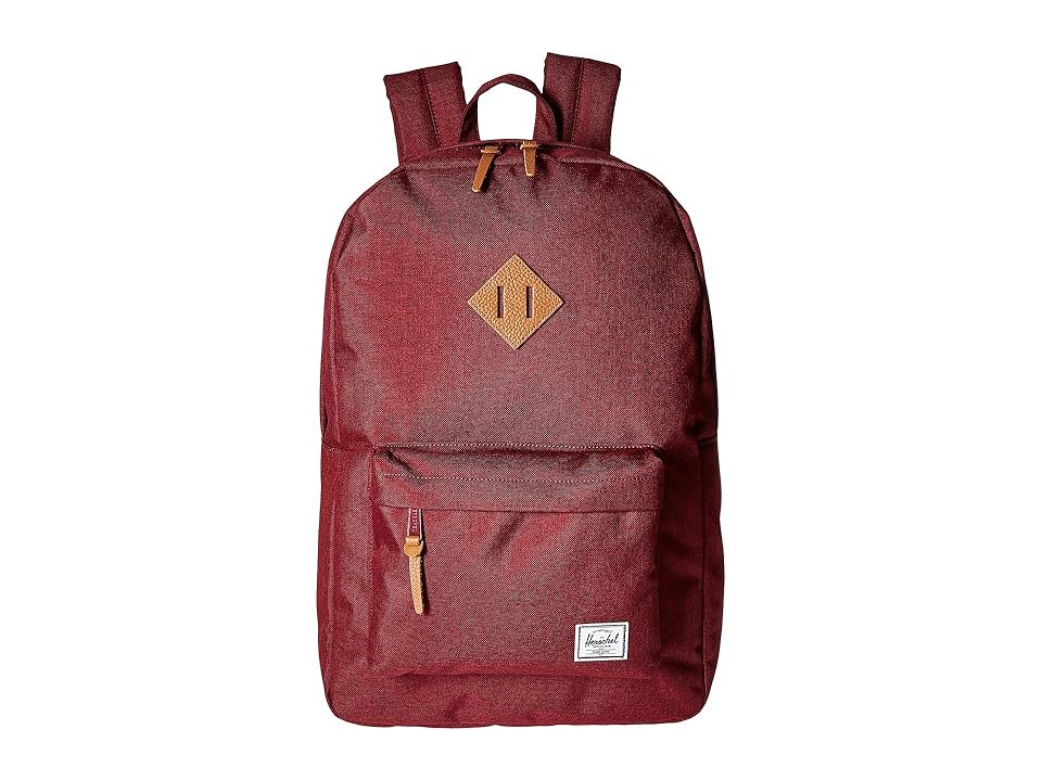 

Herschel Supply Co. Heritage (Winetasting Crosshatch/Tan Leather) Backpack Bags