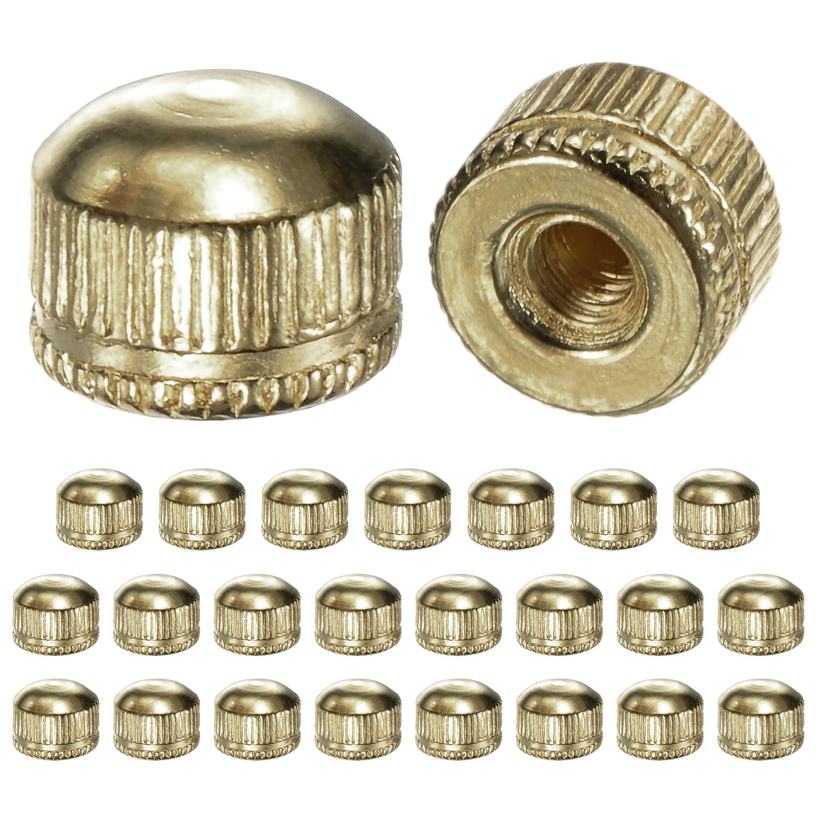 M METERXITY 25-Pack Threaded Cap Nuts