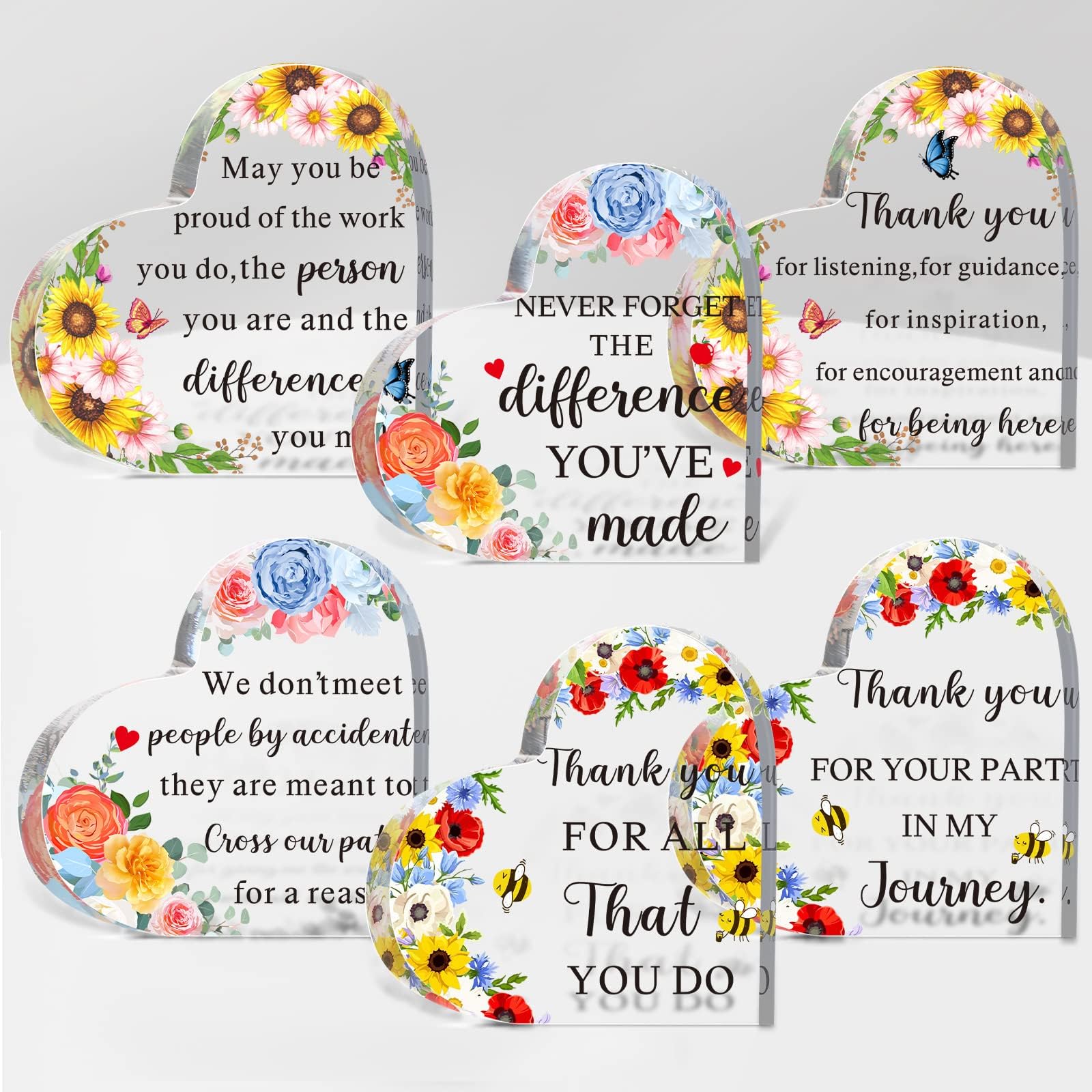 Amazon.com: Marsui 6 Pcs Thank You Gifts Employee Appreciation Gift ...