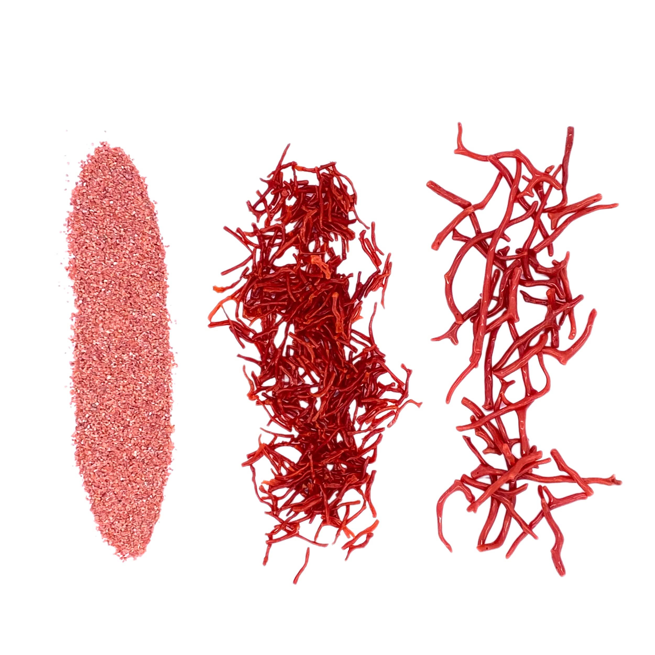 Sicilia Bedda - Collana Ciondolo in Corallo Rosso del Mediterraneo - Argento - Gioiello realizzato a Mano