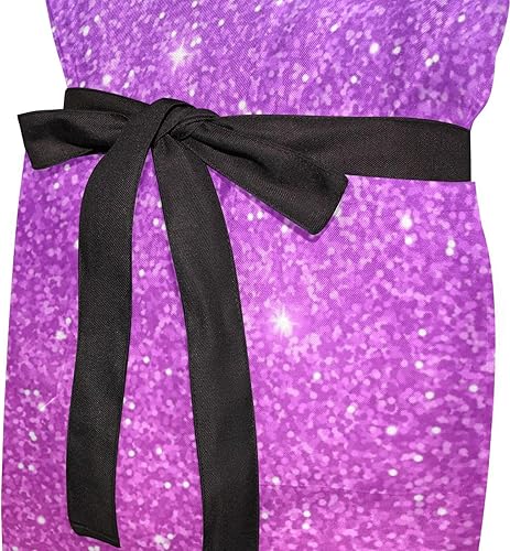 Miniatura 5 de RPLIFE Lindo perro salchicha dibujado en suéteres impermeables delantal de chef, babero de barbacoa, delantales para hombre para cocinar con