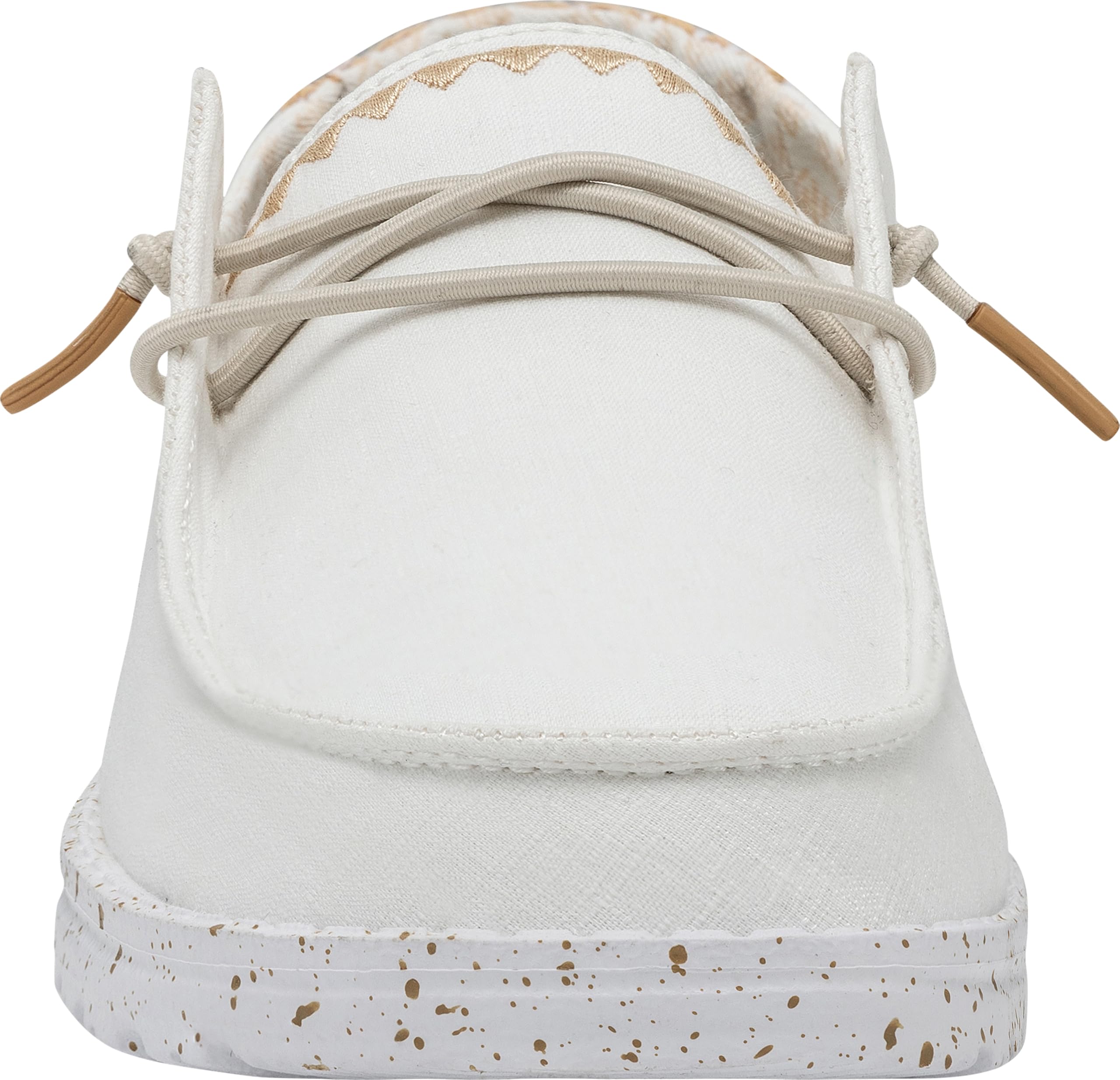 HEYDUDE Wendy Chambray Woven Moc Toe ShoesMujer
