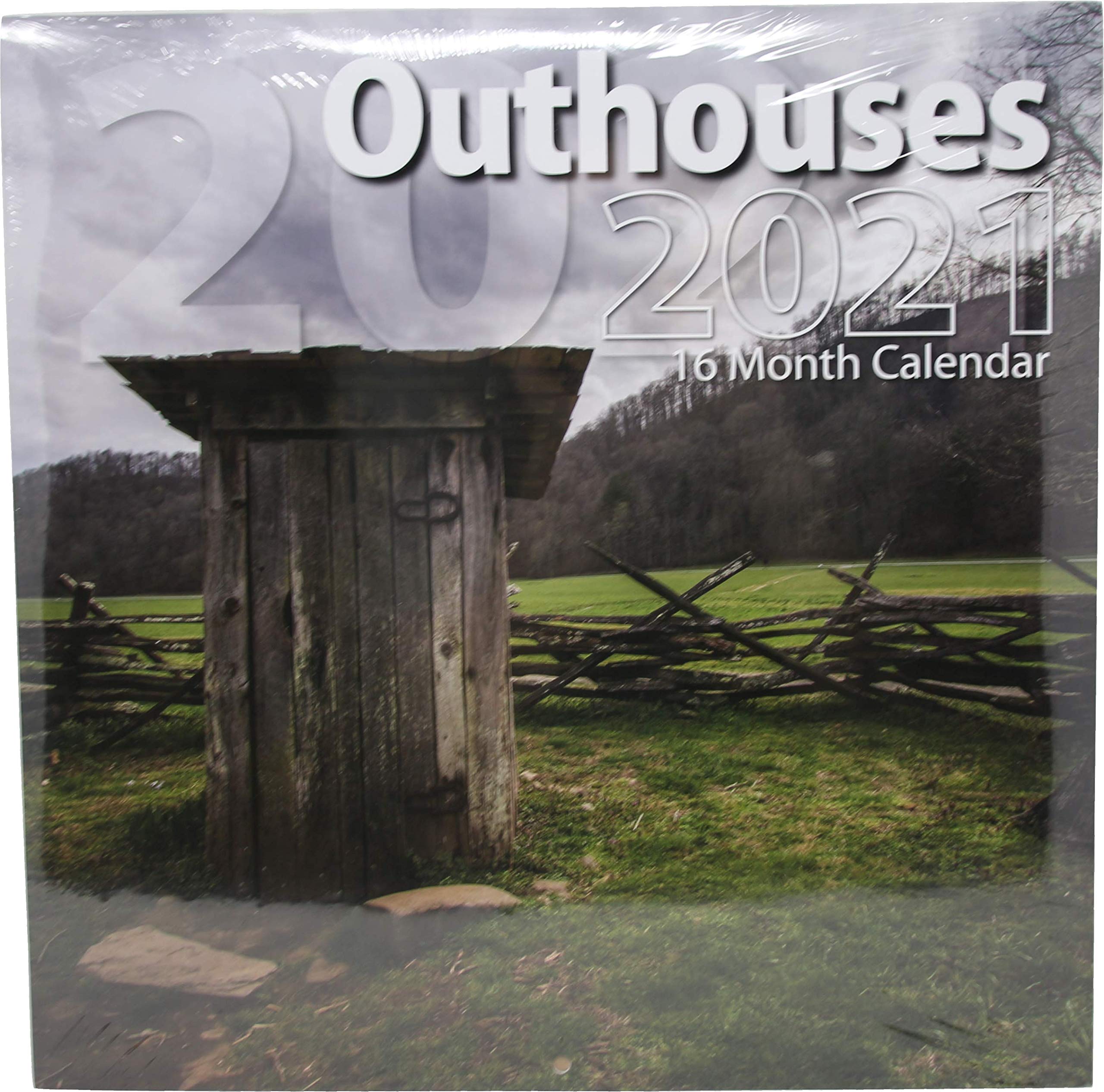 Bachmann Press 2021 Calendar, 16 Month (Outhouses)