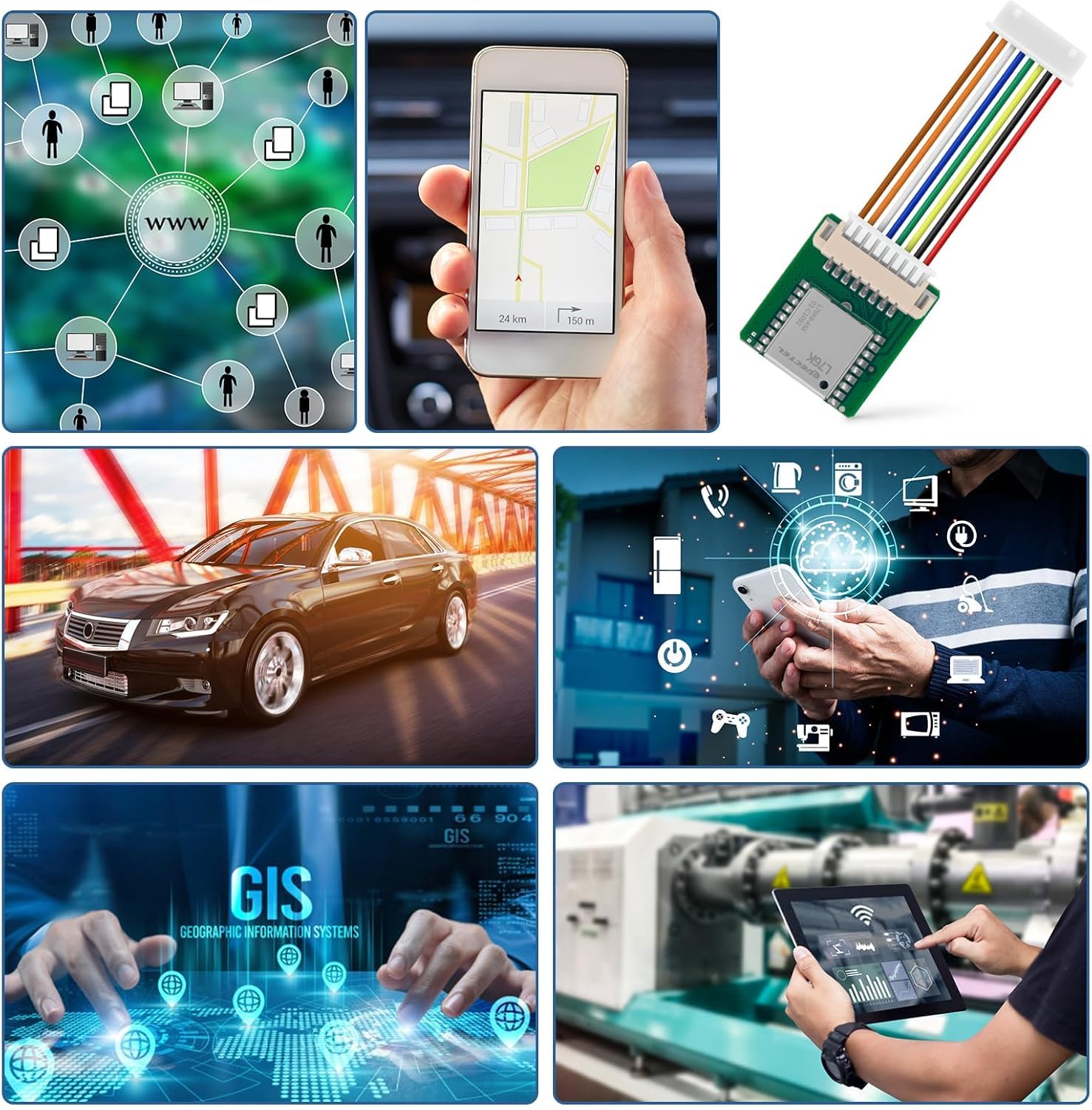 2PCS L76K GNSS GPS Customize Module for V4 Development Board & Mesh Node T114, High Position Accuracy Low Power High Sensitivity, Ideal for Ar duino Rasp Berry P i Smart Safety System Etc