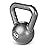 Marcy Hammertone Kettlebells, Ideal Workout Weights For Home Gym, Cast Iron, Black, 10lbs HKB-010