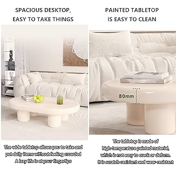 木製楕円形センターテーブル 引き出し付き楕円形ウッドセンターテーブル | 収納力と美しさを