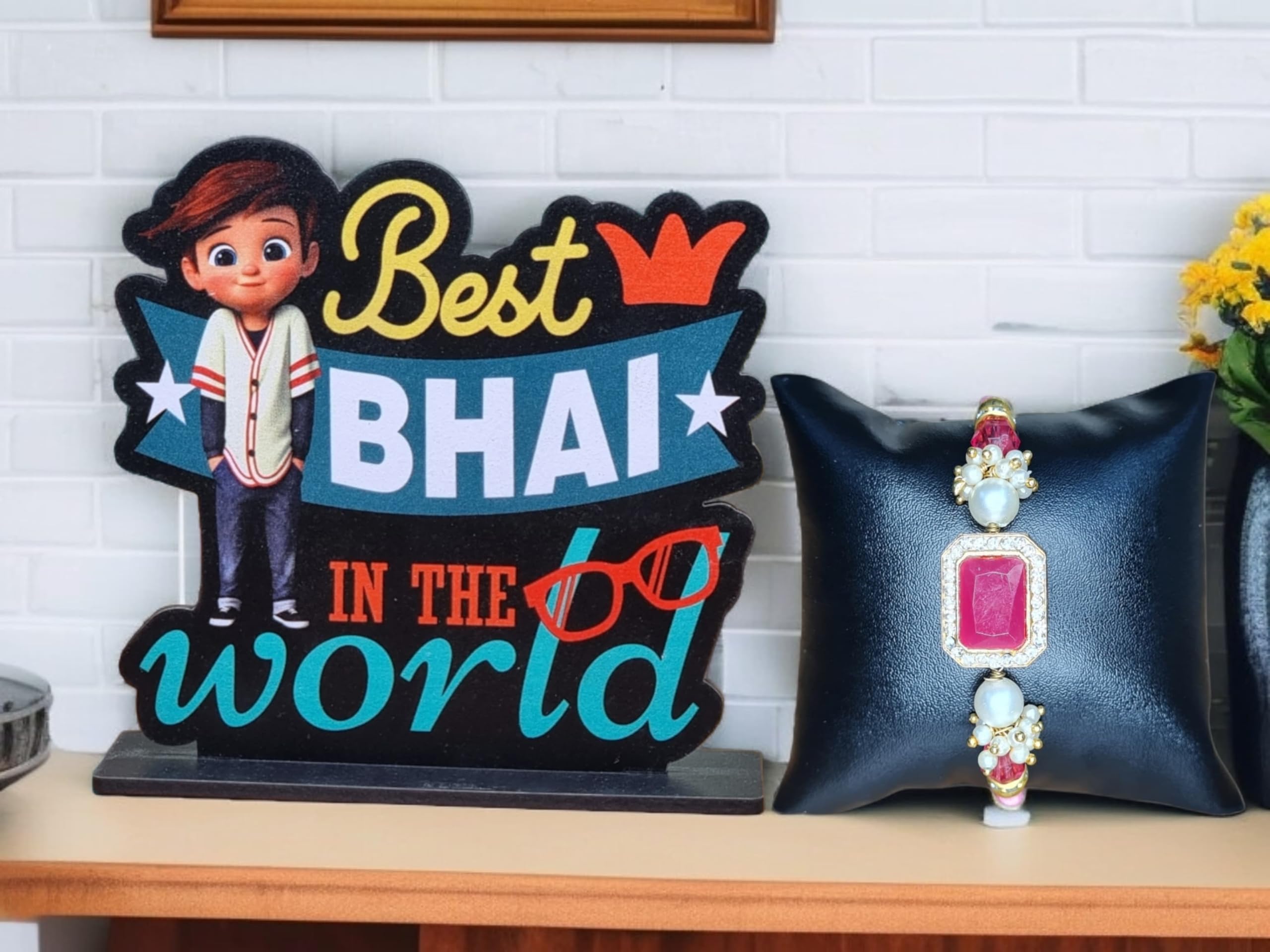SAUDEEP INDIA Wooden Idols - 'Good Mood' Decor -11 SAUDEEP INDIA Wooden Idols - 'Good Mood' Decor -11