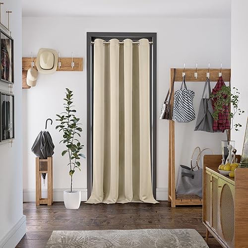 Miniatura 23 de BGment - Cortina para oscurecer habitaciones de 63 pulgadas de largo para dormitorio, cortina de ventana con bloqueo solar y aislamiento térmico