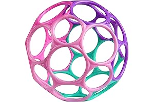 Oball Easy Grasp Classic Ball Toy for Infants (Pink/Purple)
