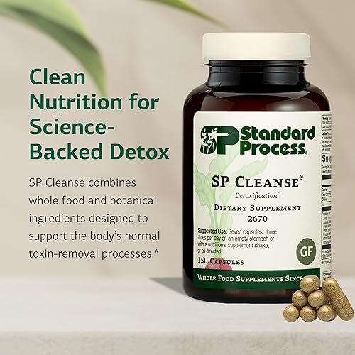 Miniatura 3 de Standard Process SP Cleanse - Limpieza integral de la vesícula biliar limpieza del hígado apoyo renal digestión y limpieza de toxinas con raíz de