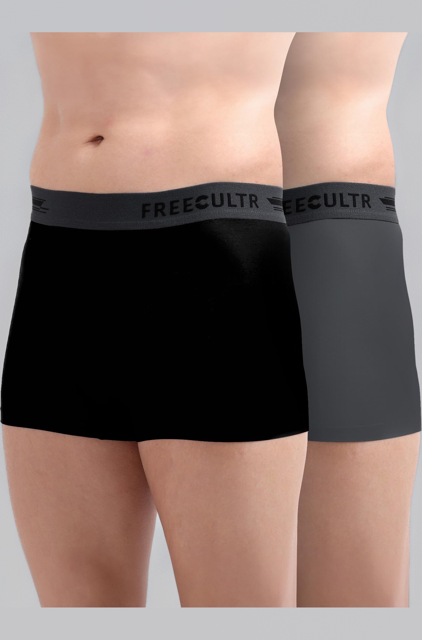 Men's Underwear Micromodal Airsoft Trunk Comfortable – Sweat Proof, Non-Itch, No Chafing, Ultra Soft & Breathable Fabric | Mens Underwear Combo Pack of 2